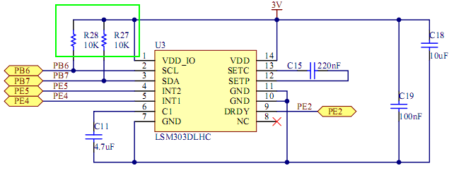 STM32F303-PullUp